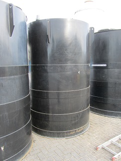 HDPE Opslagtank 5.000 liter verticaal